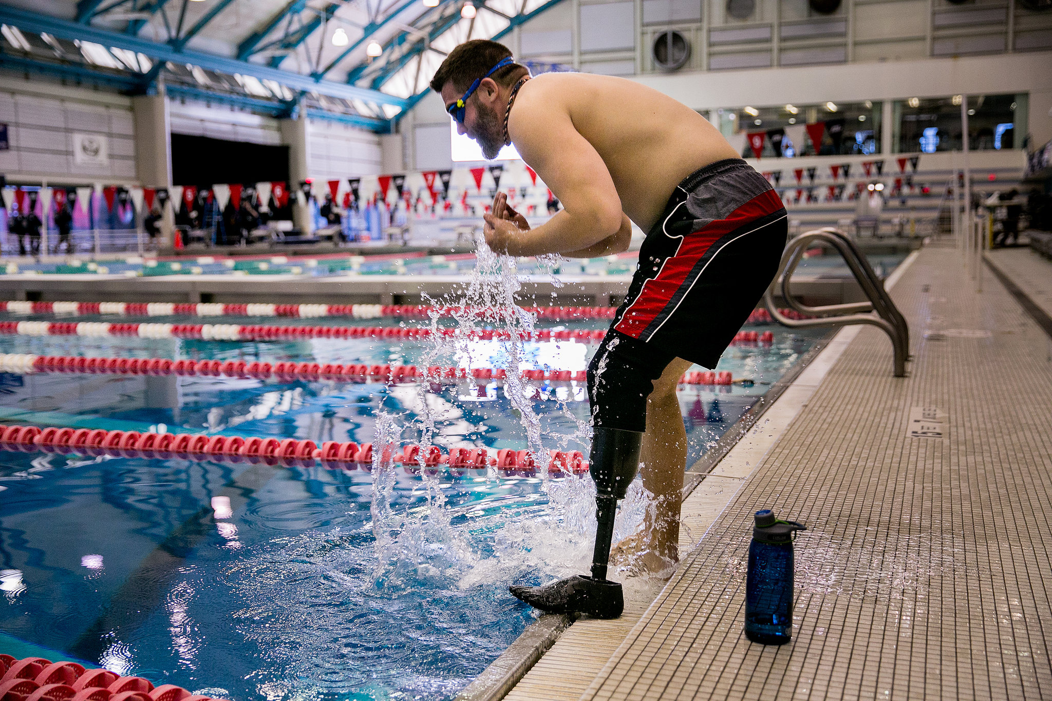 Swimming With a Brand New Leg By Catherine Saint Louis - J. Walter